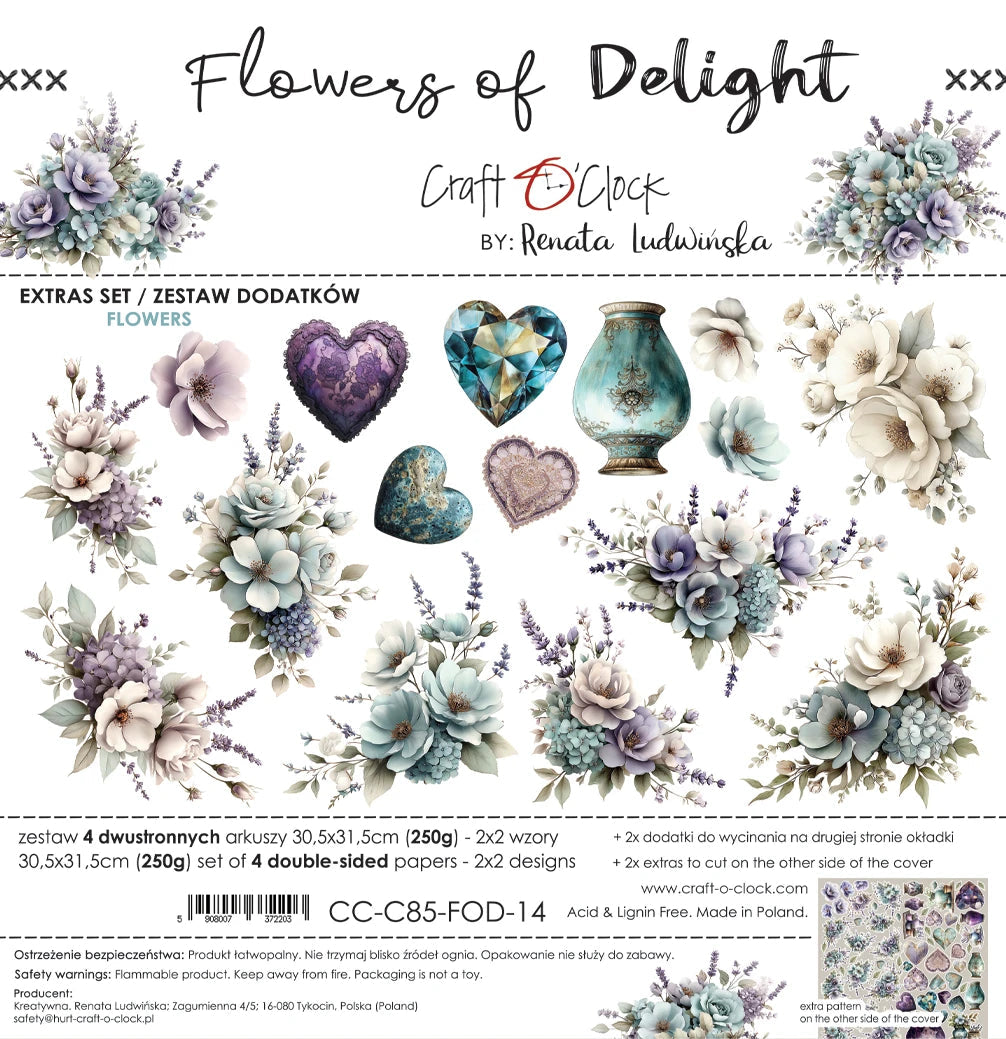 Flowers of Delight - Extras Set 4 Flowers