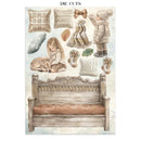 Stamperia Printed Art Junk Journal Focus Points for Art and Craft A5 - White Christmas