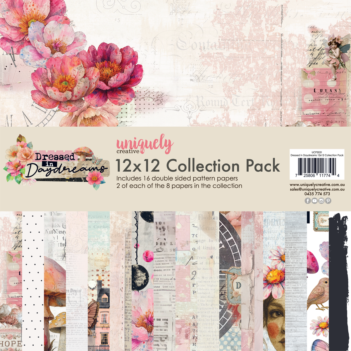 Dressed in Daydreams 12x 12 collection Pack