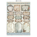 Stamperia Printed Art Junk Journal: Stickers, Cut-Outs & Backgrounds for Art and Craft - White Christmas