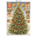 Stamperia Junk Journal Focus Points A5 Pad, Backgrounds & Cut-Outs - Silent Night