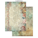 Stamperia Gardens of Time Junk Journal, Stickers, Cut-Outs & Backgrounds - Create Happiness