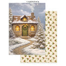 Stamperia Junk Journal Focus Points A5 Pad, Backgrounds & Cut-Outs - Silent Night