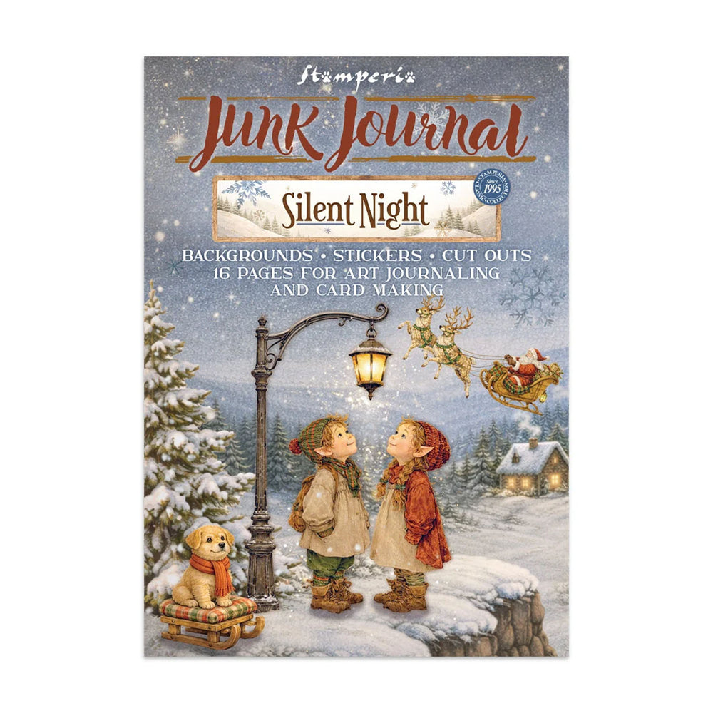 Stamperia Printed Art Junk Journal: Stickers, Cut-Outs & Backgrounds for Art and Craft - Silent Night