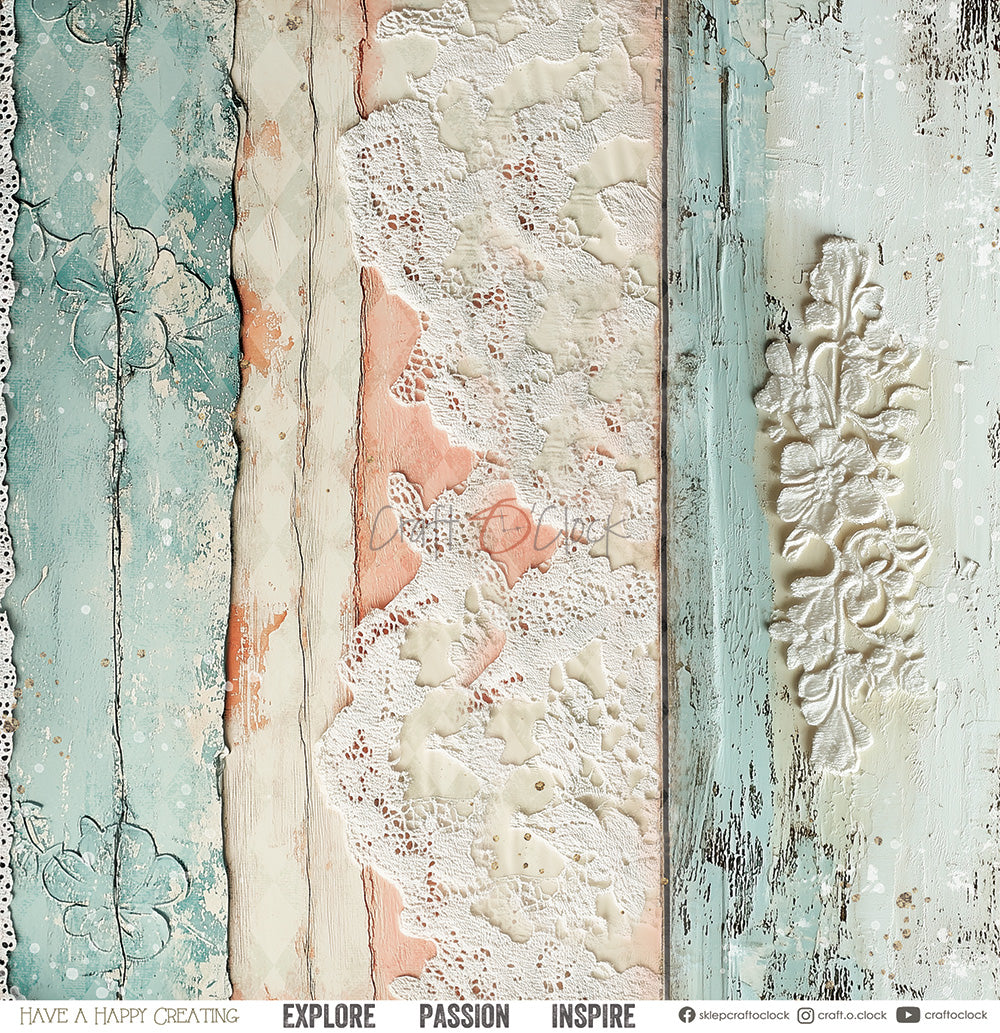 Craft O Clock - Sprites of Harmony - 12 x 12 Paper Pack - 6 Sheets -