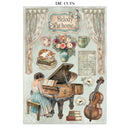 Stamperia Printed Art Junk Journal: Stickers, Cut-Outs & Backgrounds for Art and Craft - Symphony
