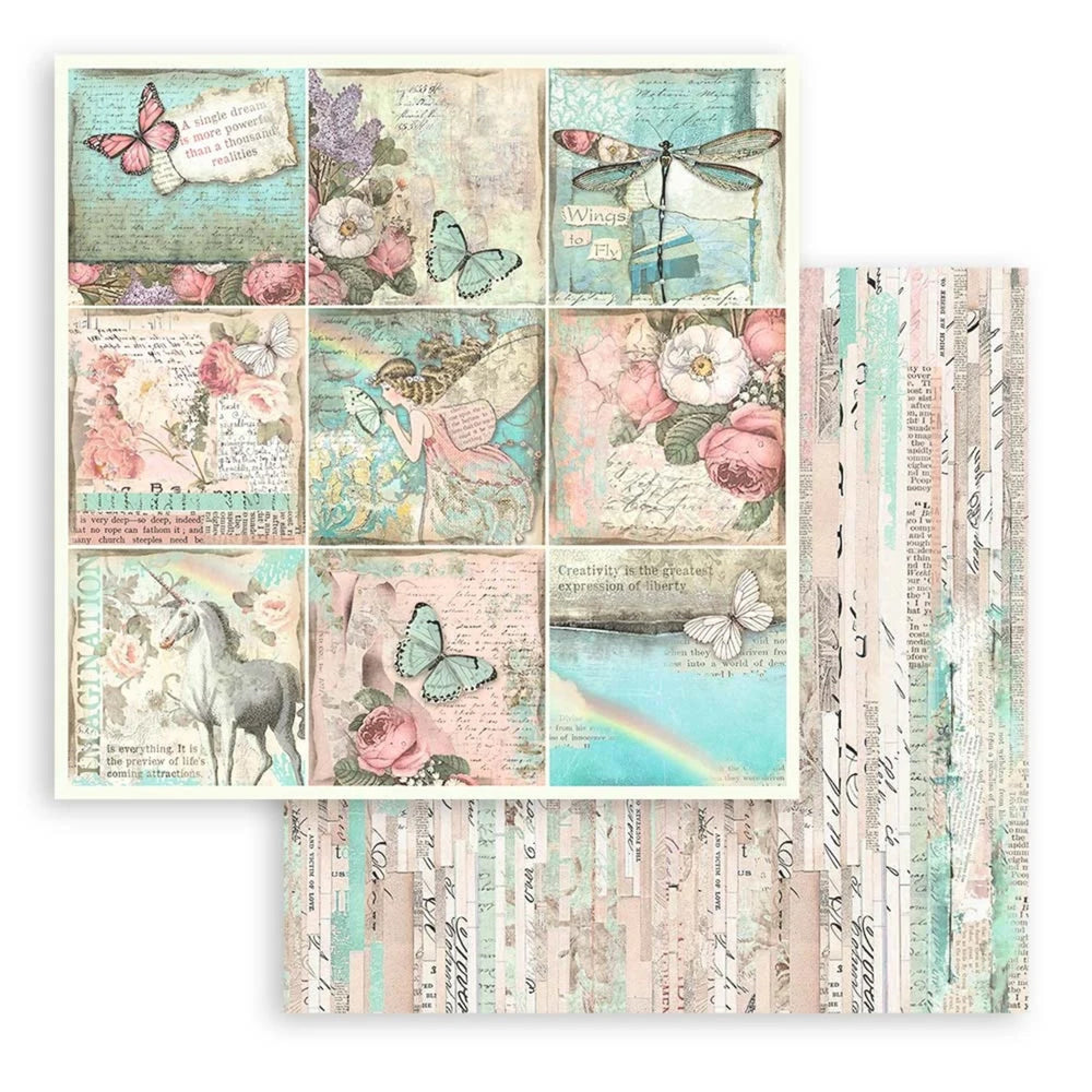 Stamperia Scrapbooking Pad 12" x 12" 10/pkg - Wonderland