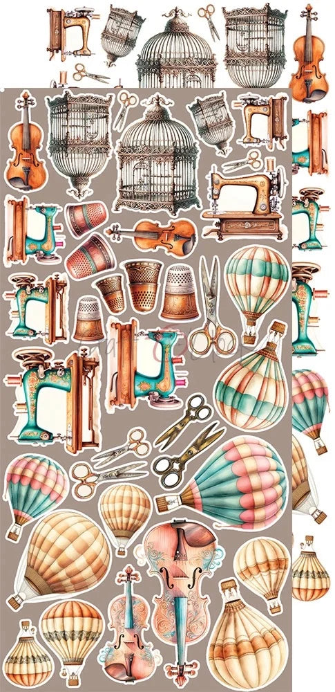 Craft O'clock Vintage Sonata 18 double-sided cut out papers