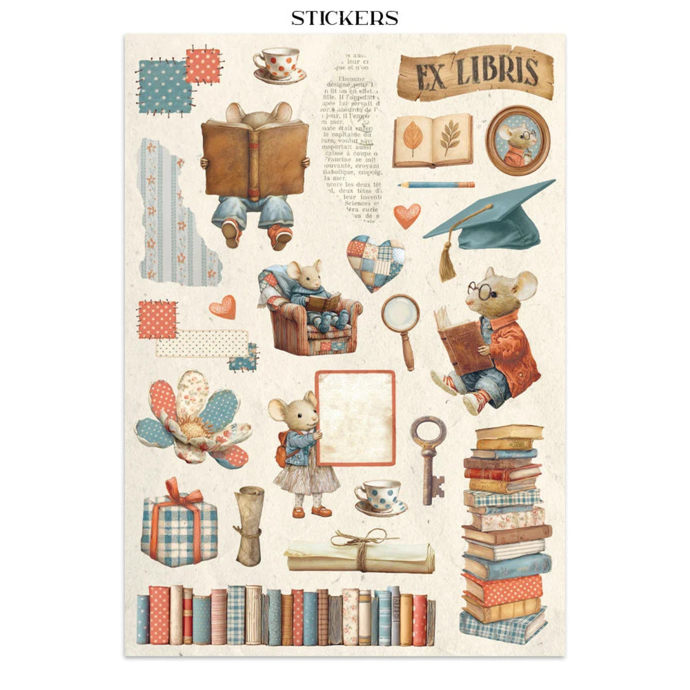 Stamperia Junk Journal Stickers, Cut-Outs & Backgrounds - Family