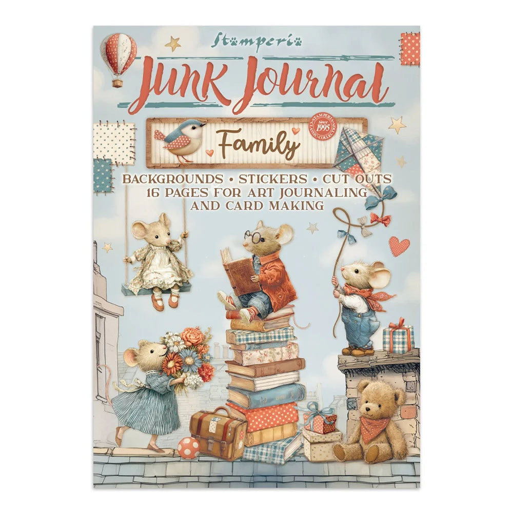 Stamperia Junk Journal Stickers, Cut-Outs & Backgrounds - Family