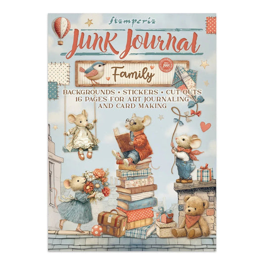Stamperia Junk Journal Stickers, Cut-Outs & Backgrounds - Family