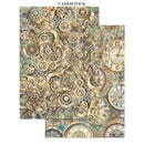 Stamperia Gardens of Time Junk Journal, Stickers, Cut-Outs & Backgrounds - Create Happiness