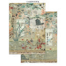 Stamperia Printed Art Junk Journal: Stickers, Cut-Outs & Backgrounds for Art and Craft - Oriental Garden