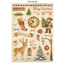 Stamperia Printed Art Junk Journal: Stickers, Cut-Outs & Backgrounds for Art and Craft - Silent Night