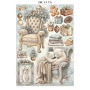 Stamperia Printed Art Junk Journal: Stickers, Cut-Outs & Backgrounds for Art and Craft - White Christmas