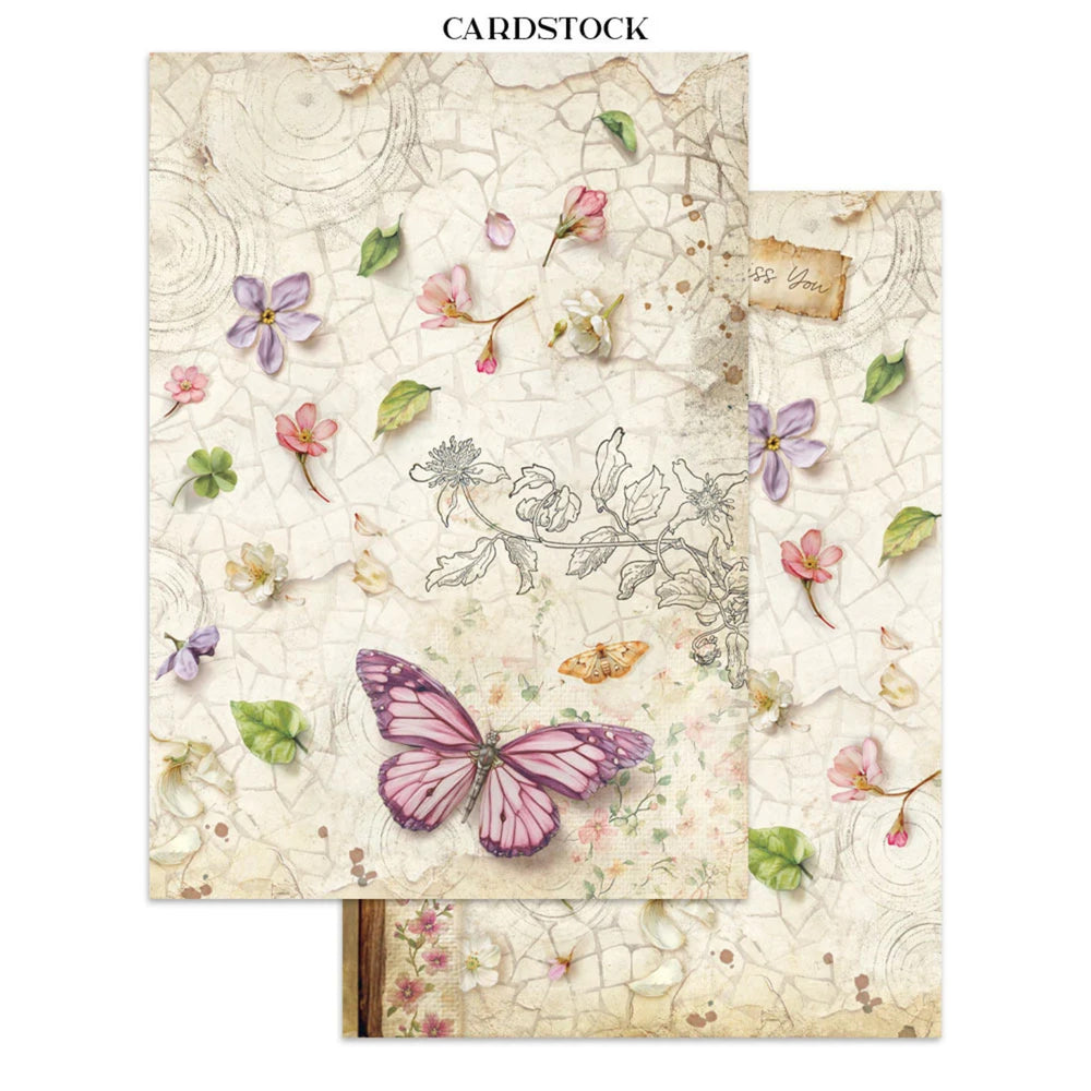 Stamperia Junk Journal Stickers, Cut-Outs & Backgrounds - All Around