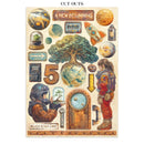 Stamperia Junk Journal Stickers, Cut-Outs & Backgrounds - A New Beginning