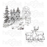 Create a 'scape Wilderness Cling Stamp Set And Die COMBO