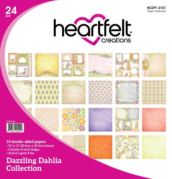 Dazzling Dahlia Paper Collection