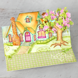 Cottage Tree 'scapes Cling Stamp Set And Die COMBO