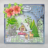 Woodsy Winterscapes Cling Stamp Set and Die COMBO
