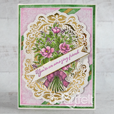 Sweet Magnolia Bouquet Cling Stamp Set and Die COMBO