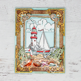 A Day at Sea Cling Stamp Set