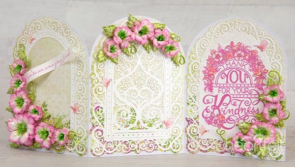 5" x 7" Gateway Fold Card - White