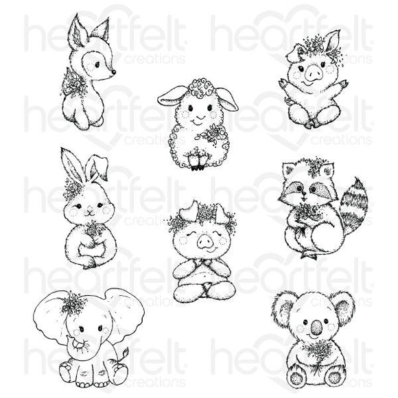 Baby's Friends Cling Stamp Set