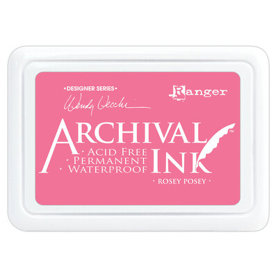 Archival Ink Pad - Rosey Posey (Wendy Vecchi)