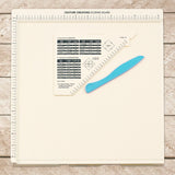 Scoring Board - 12 x 12 (inc bone folder and guide)