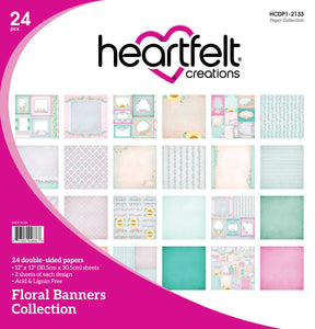 Floral Banners Paper Collection