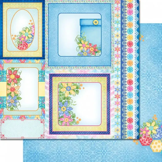 Buttons and Blooms Paper Collection