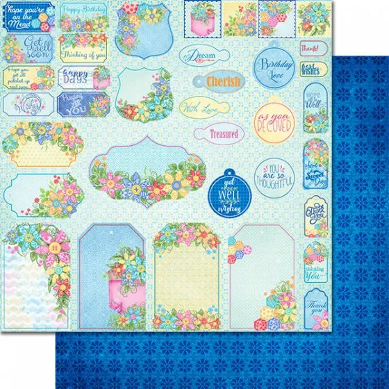 Buttons and Blooms Paper Collection