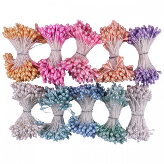 Pastel Pearl Stamens-Medium