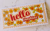 Cutting Die - Homely Florals - Hello Sentiment Set (7pc)
