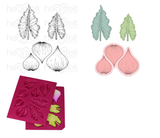 Calla Lily Cling Stamp Set, Die and Mold COMBO