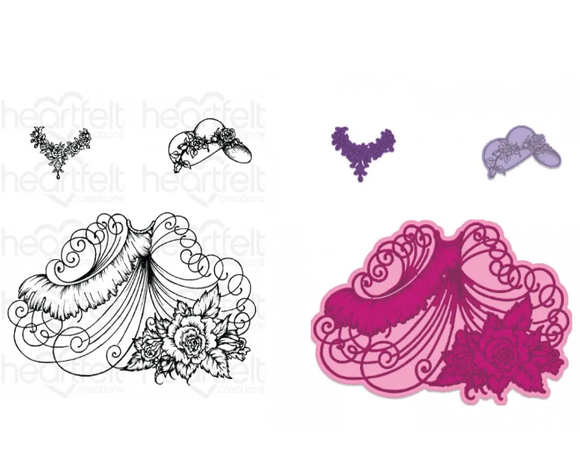 Elements of Fashion Cling Stamp Set And Die COMBO