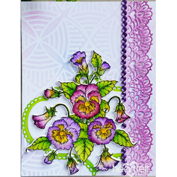 Burst of Spring Cling Stamp Set And Die COMBO