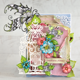 Butterfly Dreams Border Cling Stamp Set and Die COMBO