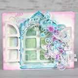 Ornate Window Cling Stamp Set And Die COMBO