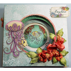 Under the Sea Coral Cling Stamp Set And Die COMBO