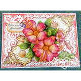 Tropical Hibiscus Stamp And Die COMBO (Under the Sea Collection)