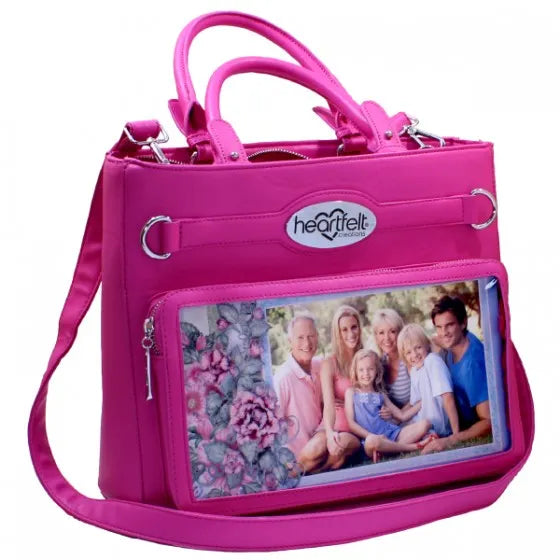 Art From the Heart Handbag-Fuchsia