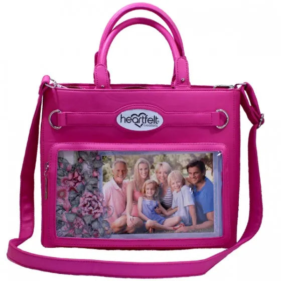 Art From the Heart Handbag-Fuchsia