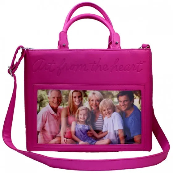 Art From the Heart Handbag-Fuchsia