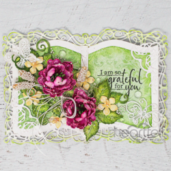 Butterfly Dreams Border Cling Stamp Set and Die COMBO