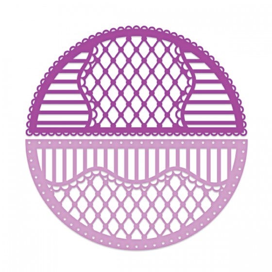 Rounded Lattice Window Die