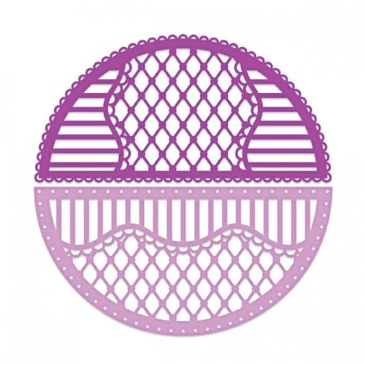 Rounded Lattice Window Die