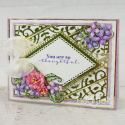 Frame a Card Leafy Borders Die